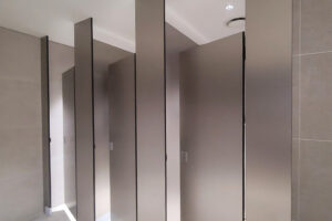 [파주 큐비클] 다크 메탈 화장실 칸막이 몰카 방지용