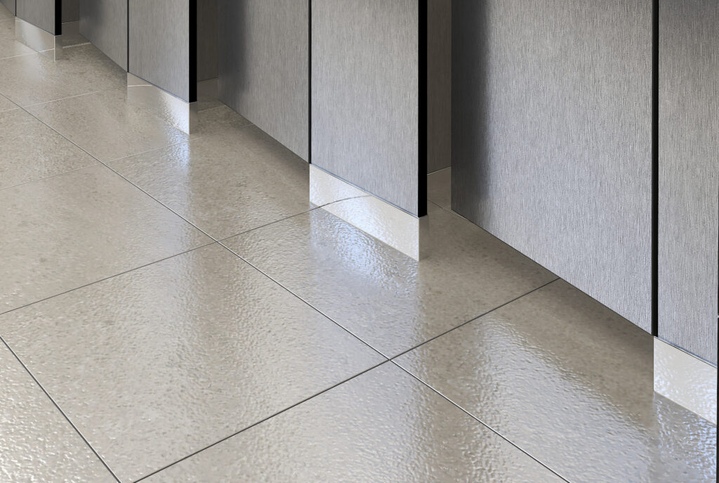 몰카 방지용 하부 스테인리스 스틸이 적용된 이미지