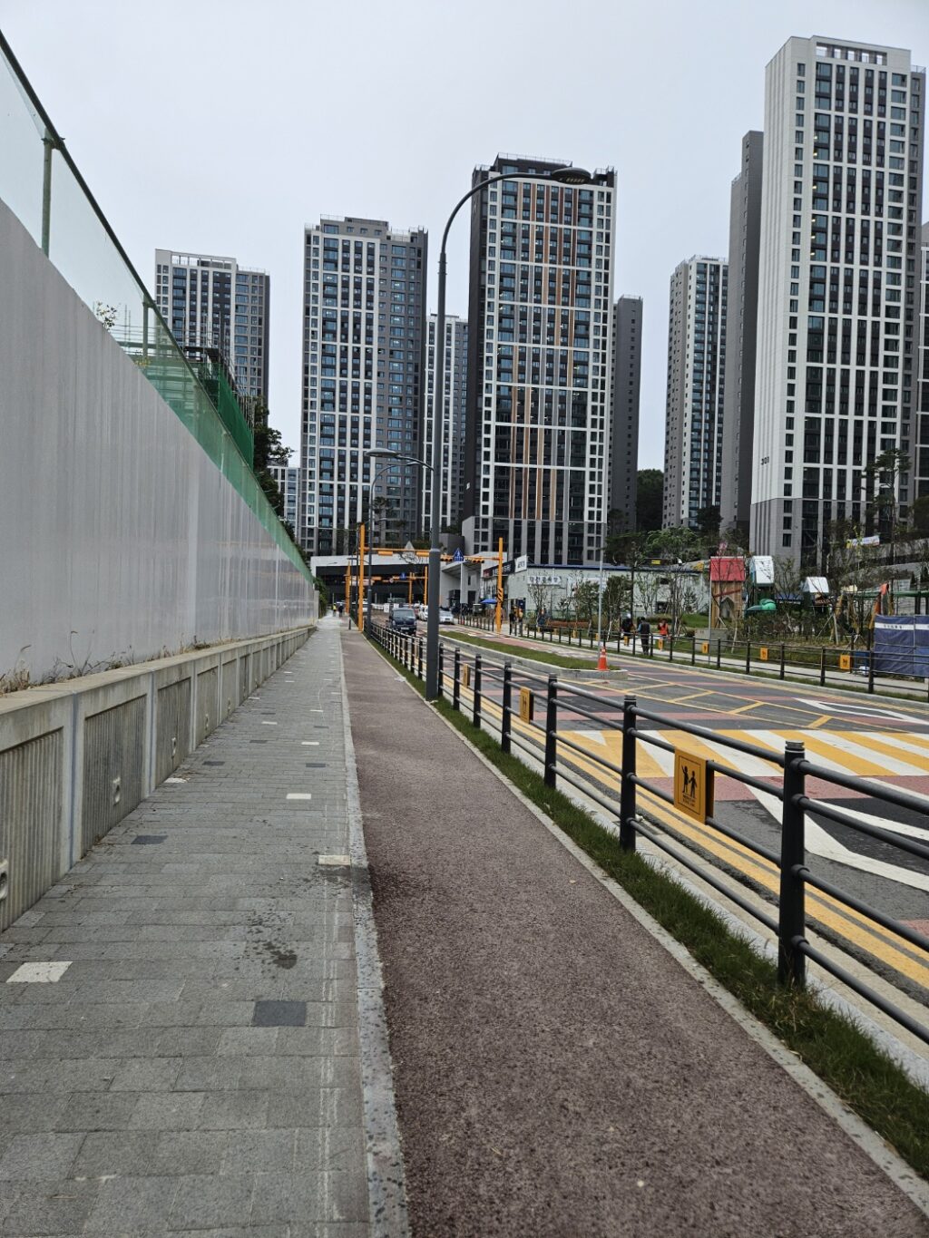 용인 대단지 아파트 현장 모습