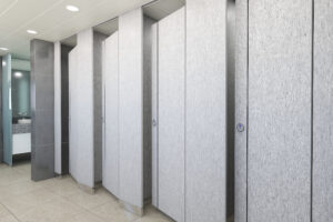 고양시(고양) 큐비클 깔끔한 회색 헤어라인 화장실 칸막이 설치 사례