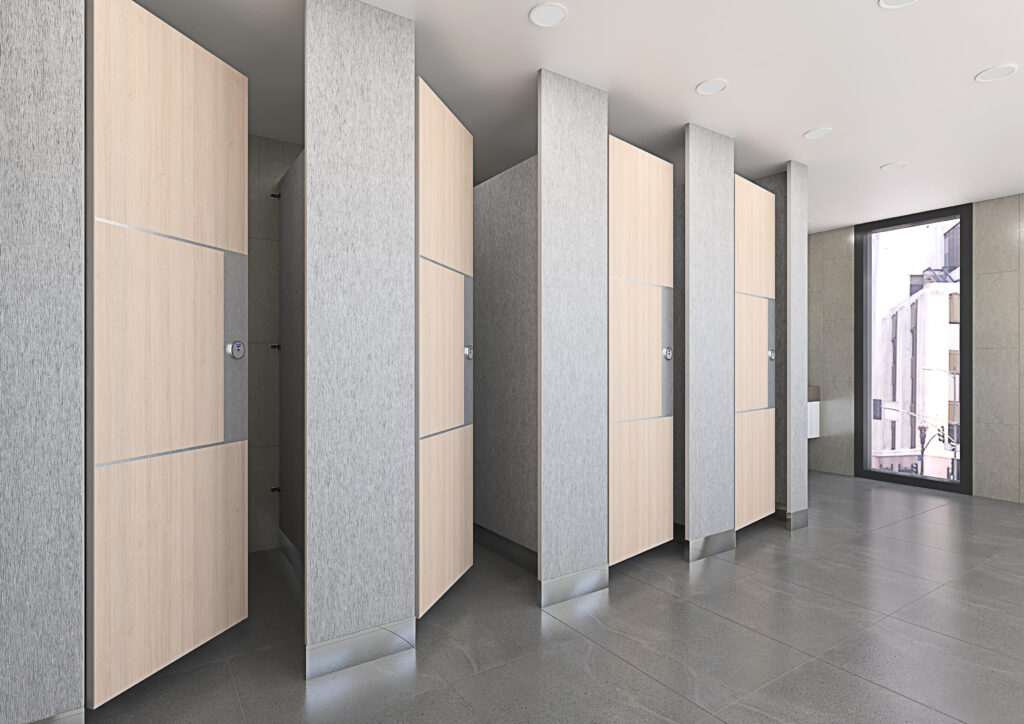 포스트 기둥판 천장에서 마감