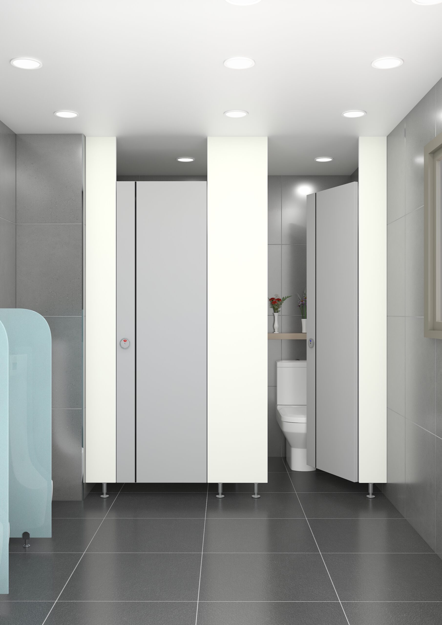 큐비클 색상과 타입 이미지