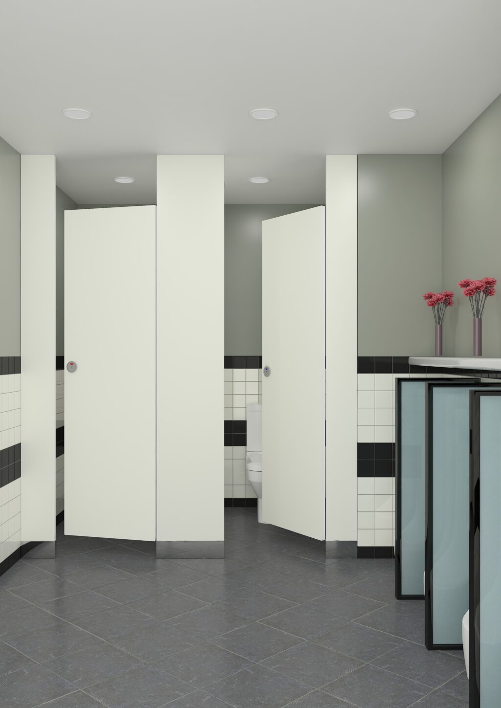 큐비클과 색상과 타입