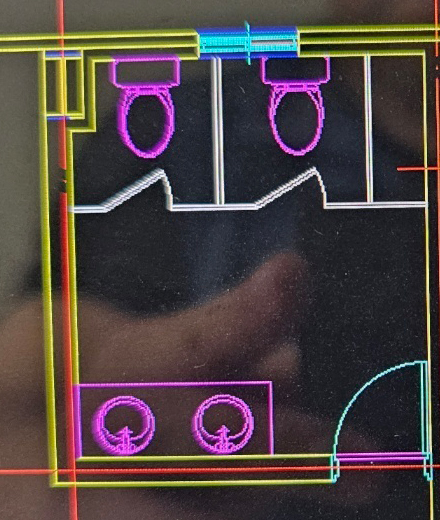 여자 화장실 평면도