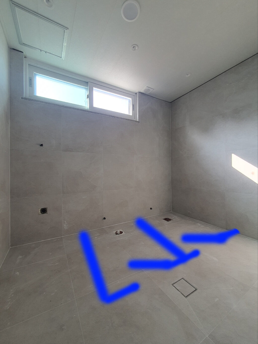 현장 스케치 모습