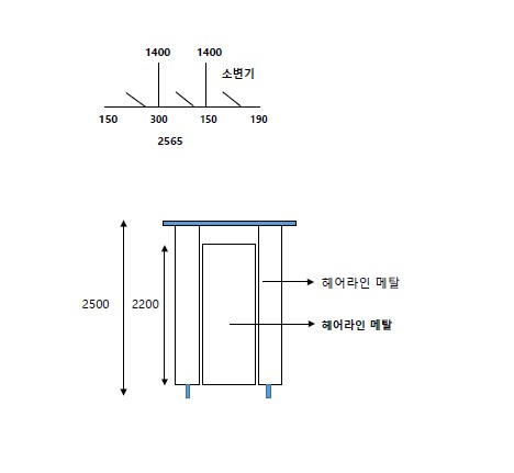 현장 실측 도면